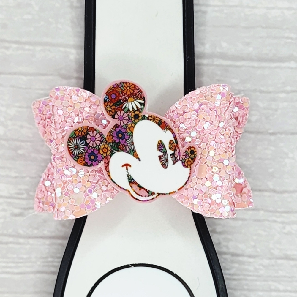 Flower and Garden Mouse Magic Band Bow